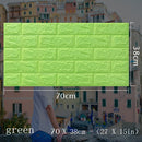 70 x 38 cm 3D-Wandaufkleber, selbstklebend, Schaumstoff, Ziegel, Raumdekoration, DIY 3D-Tapete, Wanddekoration, Wohnzimmer-Wandaufkleber für Kinderzimmer