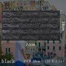 70 x 38 cm 3D-Wandaufkleber, selbstklebend, Schaumstoff, Ziegel, Raumdekoration, DIY 3D-Tapete, Wanddekoration, Wohnzimmer-Wandaufkleber für Kinderzimmer