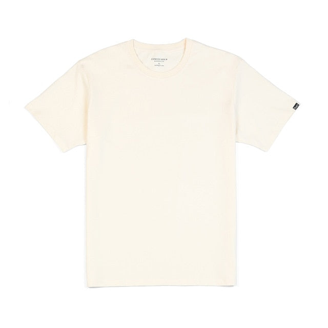 SIMWOOD 2021, novedad de verano, 100% de algodón blanco, camiseta sólida para hombre, camiseta básica informal con cuello redondo, camisetas clásicas de alta calidad para hombre 190449