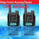2pcs hohe Qualität 10W 25km Baofeng UV-9R plus Amateurfunk CB-Radio Comunicador wasserdichtes Walkie-Talkie Baofeng UV 9R plus рация