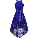 2020 hochzeitsfest kleid prom kleid mode kleidung vorne kurz lang hinten dunkelblau halfter bogen brautjungfernkleider