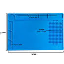 ESD-Wärmeisolierungs-Arbeitsmatte, Lötstation, Eisen, Telefon, Computer, Reparaturmatte, magnetische, hitzebeständige BGA-Isolatorplattform