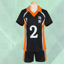 Anime Haikyuu Cosplay disfraz Karasuno escuela secundaria voleibol Club Hinata Shyouyou Kageyama Tobio ropa deportiva Jerseys uniforme