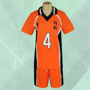 Anime Haikyuu Cosplay disfraz Karasuno escuela secundaria voleibol Club Hinata Shyouyou Kageyama Tobio ropa deportiva Jerseys uniforme