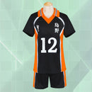 Anime Haikyuu Cosplay disfraz Karasuno escuela secundaria voleibol Club Hinata Shyouyou Kageyama Tobio ropa deportiva Jerseys uniforme