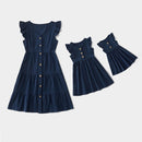 Vestidos irregulares para madre e hija, conjunto familiar de flores, mamá, bebé, mamá y yo, ropa de moda para mujeres y niñas, vestido de algodón