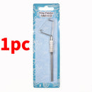 Wifreo Rotations-Fliegenbinde-Schraubstock-Werkzeuge Messing-C-Klemme Rotierendes Hakenwerkzeug Stahl-Peitschen-Finisher Spulenfadenhalter Grundlegendes Fliegenhaken-Werkzeug