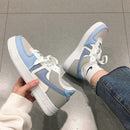 2021 Spring Korean xue sheng ban xie wang Red Little Daisy Sports Shoes White Shoes Woman Shoes Sneakers