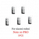 5 Stück für Xiaomi Redmi Note 9 Pro 9S 10 Pro 9 9T 5G 9c NFC 8t 9a 8 Kameraobjektivschutz Gehärtetes Glas Rückseite Redme 8a Glas