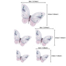 10 Stück Alles Gute zum Geburtstag Kuchen Topper Kuchen Dekoration Handgemachte Bemalte Schmetterling Kuchen Topper Für Hochzeit Geburtstag Party Baby Shower