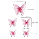 10 Stück Alles Gute zum Geburtstag Kuchen Topper Kuchen Dekoration Handgemachte Bemalte Schmetterling Kuchen Topper Für Hochzeit Geburtstag Party Baby Shower