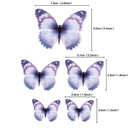 10 Stück Alles Gute zum Geburtstag Kuchen Topper Kuchen Dekoration Handgemachte Bemalte Schmetterling Kuchen Topper Für Hochzeit Geburtstag Party Baby Shower