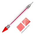 Kristallfeder der Qualität 1set/lot, die Rhinestones-Edelsteine ​​klebrigen Wachs-Bleistift-DIY-Werkzeuge für Nagelkunst-Tuch-Diamant-Picker-Malerei aufhebt