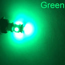 10 Stücke T10 W5W 5050 5SMD Leselampe Auto LED 168 194 192 DC 12 V Nummernschildbirnen Markierungsleuchte Wedge Lights Weiß blau