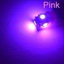 10 Stücke T10 W5W 5050 5SMD Leselampe Auto LED 168 194 192 DC 12 V Nummernschildbirnen Markierungsleuchte Wedge Lights Weiß blau