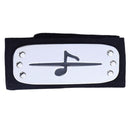 Stirnband für Erwachsene, japanisches Anime-Logo, metallbeschichtetes Haarband, Stirnschutz M3GF