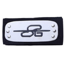 Stirnband für Erwachsene, japanisches Anime-Logo, metallbeschichtetes Haarband, Stirnschutz M3GF