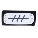 Stirnband für Erwachsene, japanisches Anime-Logo, metallbeschichtetes Haarband, Stirnschutz M3GF