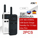 2 STÜCKE Walkie Talkie KSUN KSM3 Civil Kilometer High Power Intercom Outdoor Handheld Mini Radio Talkie Walkie