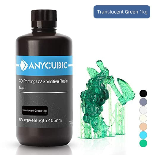 ANYCUBIC 405nm UV Resin For Photon 3D Printer Photon-S Printing Material LCD UV Sensitive Normal 500 ml/1L Liquid Bottle