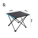 Klappbarer Campingtisch aus Aluminium mit Tragetasche Tragbarer Tisch für den Innen- und Außenbereich Picknick, Grill, Strand, Wandern, Reisen, Angeltisch