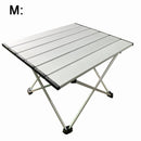 Klappbarer Campingtisch aus Aluminium mit Tragetasche Tragbarer Tisch für den Innen- und Außenbereich Picknick, Grill, Strand, Wandern, Reisen, Angeltisch