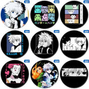 Hunter x Hunter Cosplay Abzeichen Gon Freecss Brosche Icon Collection Taschen Killua Zoldyck Kurapika Brustnadel für Rucksäcke