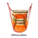 Hängemattenschaukel für den Außenbereich, verdicken, Hängeschaukel, tragbar, Entspannung, Segeltuchschaukel, Reisen, Camping, fauler Stuhl, kein Kissen