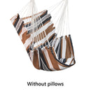 Hängematte, tragbarer Strandstuhl, hängender Seilstuhl, Schaukelstuhl, Sitz für Erwachsene, Kinder, Garten-Hängematte mit Unterstützung für drinnen und draußen