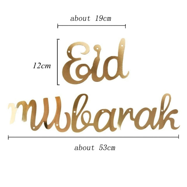 1 Set DIY 10-40cm Eisen Metallring Holzhandwerk Girlande Blumen für Eid Mubarak Ramadan Party Dekoration Geschenk Hochzeit Home Decor