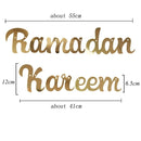 1 Set DIY 10-40cm Eisen Metallring Holzhandwerk Girlande Blumen für Eid Mubarak Ramadan Party Dekoration Geschenk Hochzeit Home Decor