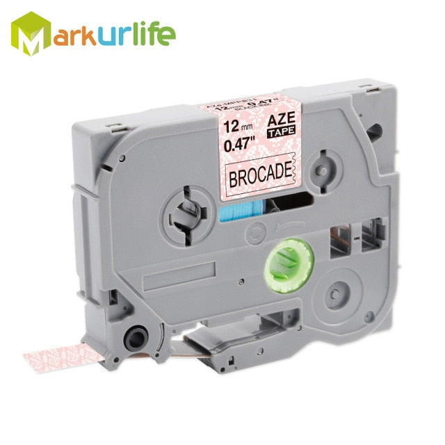 Markurlife 1PC 231 Etikettenband kompatibel für Druckerband 231 131 631 12 mm schwarz auf weiß laminierte Bänder Etikettendrucker