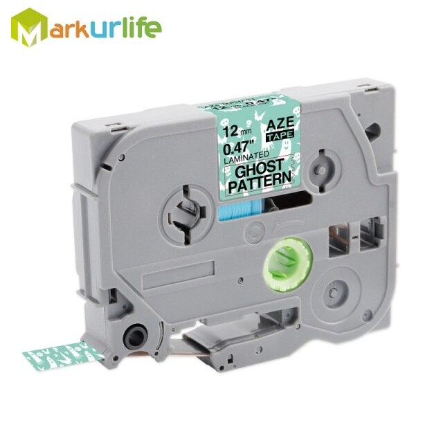Markurlife, 1 unidad, cinta de etiquetas 231 Compatible con cinta de impresora 231 131 631 12mm, cintas laminadas en blanco y negro, fabricante de impresoras de etiquetas