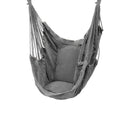 Hamaca de estilo nórdico para exteriores, jardín interior, dormitorio, silla colgante para niños y adultos, silla de seguridad individual oscilante