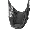 Hamaca de estilo nórdico para exteriores, jardín interior, dormitorio, silla colgante para niños y adultos, silla de seguridad individual oscilante