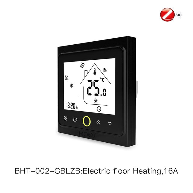 ZigBee Smart Thermostat Temperaturregler Hub Erforderlich Wasser/Elektro Fußbodenheizung Wasser/Gasboiler mit Alexa Google Home