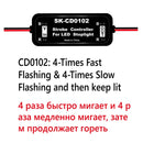 Universal-Stroboskop-Controller Bremslicht-Blinker-Modul Blinkendes hinteres Bremslicht 9-30 V LED-Blitz-Endstück-Stopp-Zubehör