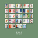 366 stücke/natürliche landschaft schreibwaren aufkleber buch aestheti schmetterling niedliche kugel journaling koreanisch schreibwaren ästhetische aufkleber