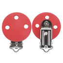 TYRY.HU Rund/Herz Silikon Clip 3 Stück/Set Schnullerclip BPA-frei Silikon Schnuller Baby Schnullerkette DIY Zubehör