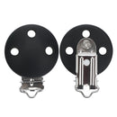 TYRY.HU Rund/Herz Silikon Clip 3 Stück/Set Schnullerclip BPA-frei Silikon Schnuller Baby Schnullerkette DIY Zubehör