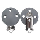 TYRY.HU Rund/Herz Silikon Clip 3 Stück/Set Schnullerclip BPA-frei Silikon Schnuller Baby Schnullerkette DIY Zubehör