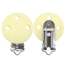 TYRY.HU Rund/Herz Silikon Clip 3 Stück/Set Schnullerclip BPA-frei Silikon Schnuller Baby Schnullerkette DIY Zubehör