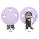 TYRY.HU Rund/Herz Silikon Clip 3 Stück/Set Schnullerclip BPA-frei Silikon Schnuller Baby Schnullerkette DIY Zubehör