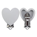 TYRY.HU Rund/Herz Silikon Clip 3 Stück/Set Schnullerclip BPA-frei Silikon Schnuller Baby Schnullerkette DIY Zubehör