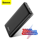Baseus Power Bank 30000 mAh Powerbank USB C Fast Poverbank Für Xiaomi iPhone 12 Pro Tragbares externes Ladegerät Pover Bank