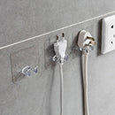 10 Stück Türhaken, selbstklebende Wandhaken, transparent, rutschfest, spurlos, strapazierfähig, zum Aufkleben auf Haken, Badezimmer, Küche, Wandaufkleber