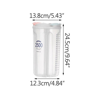 Küche Lagertank Versiegelter Tank Aufbewahrungsbox Fach Transparente Box Kunststoff Lebensmittel Aufbewahrungsbox