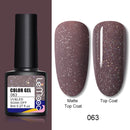 LEMOOC 8.0ml UV Gel Nail Polish Thermal Glitter Gel Polish Color-changing Gel Varnish Nail Art Gel varnish