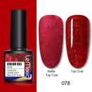 LEMOOC 8.0ml UV Gel Nail Polish Thermal Glitter Gel Polish Color-changing Gel Varnish Nail Art Gel varnish