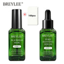 BREYLEE Tea Tree Mitesser-Entferner-Serum Shrink Pores Essence Black Peeling Mask Oil-Control Face Sheet Mask Whitening Skin Care